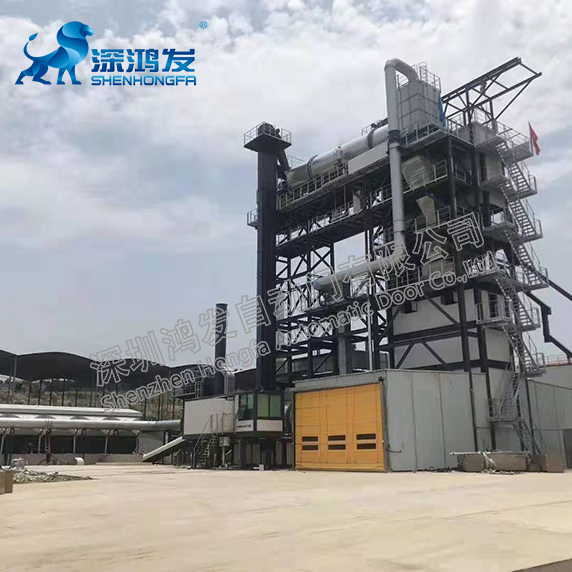 水泥厂快速堆积门工程案例