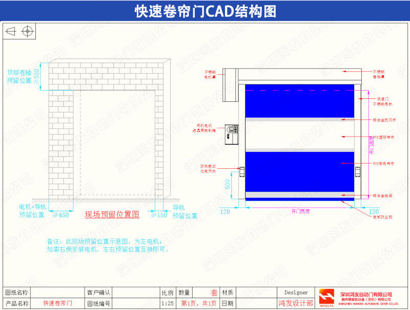  快速软帘门 