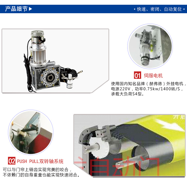 拉链快速门伺服系统