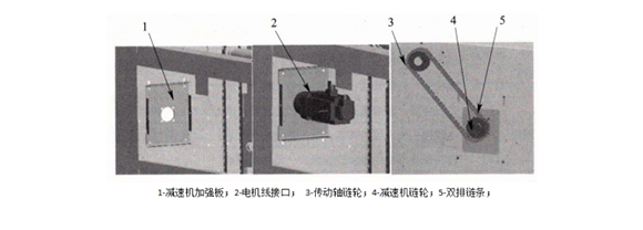 涡轮硬质快速门安装电机步骤图