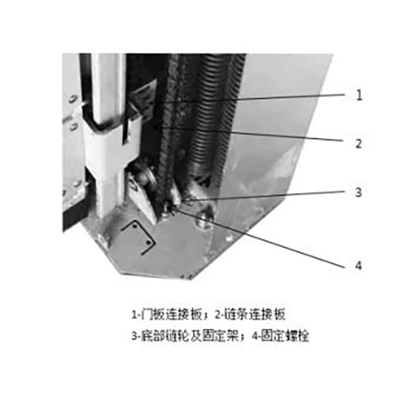 涡轮硬质快速门安装链条