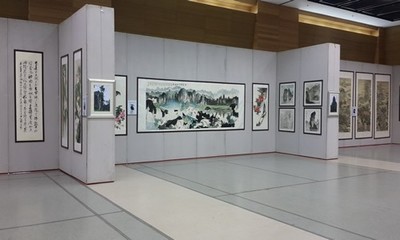 书画艺术家南亚三国考察作品联展在京举办